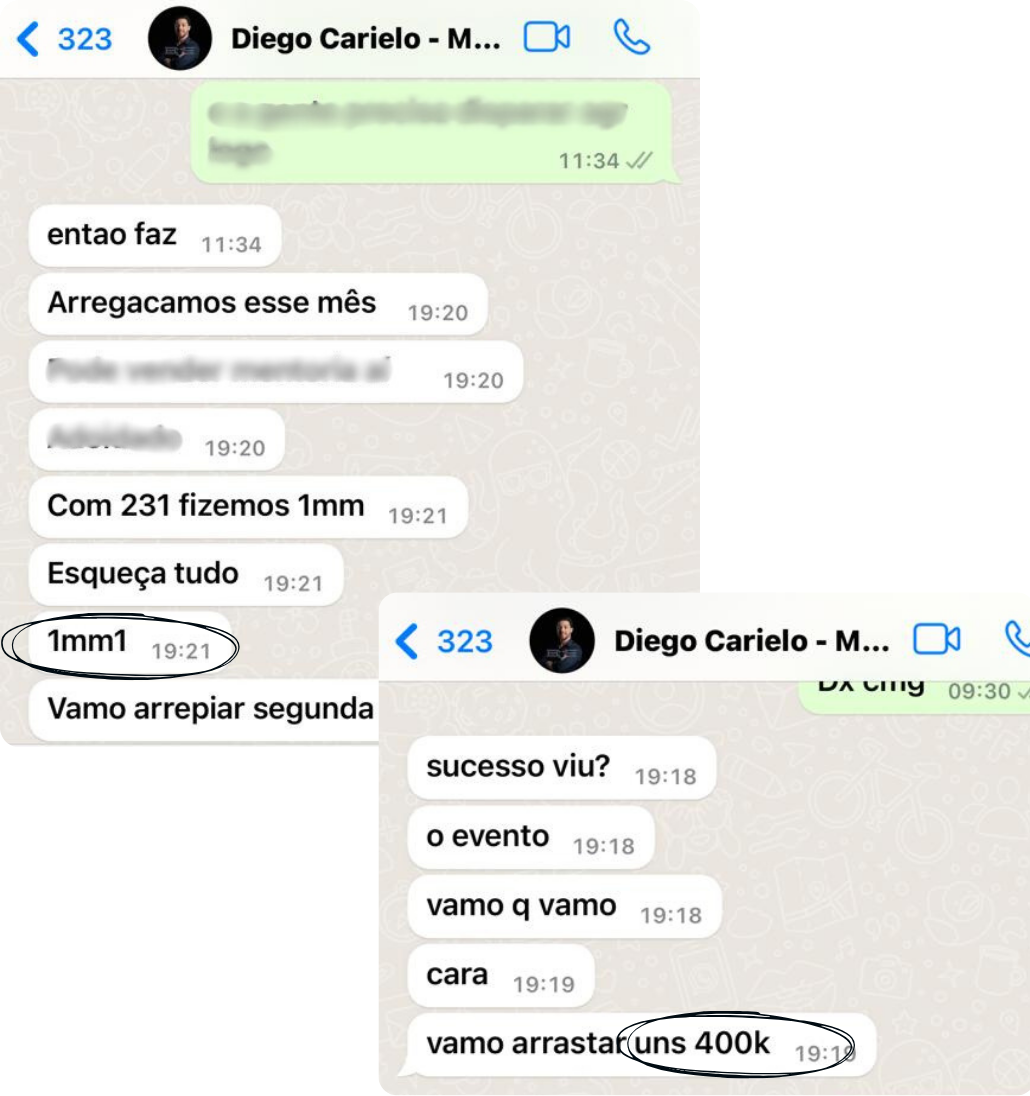 Depoimento de Diego Carielo