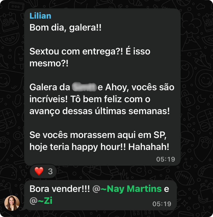 Depoimento de Lilian