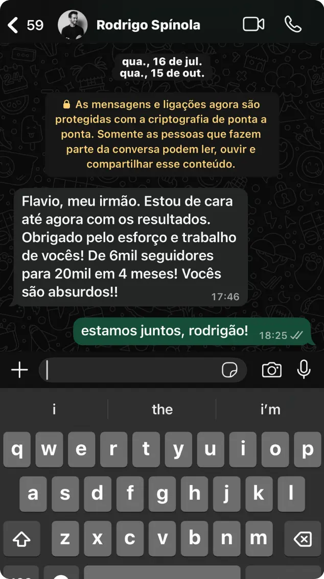 Depoimento de Rodrigo Spínola
